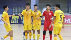 Xác định hai cặp bán kết U20 futsal Quốc gia 2025